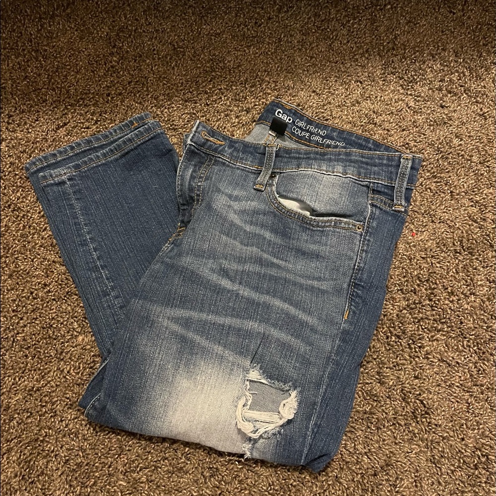 GAP distressed skinny Jean Sz 10